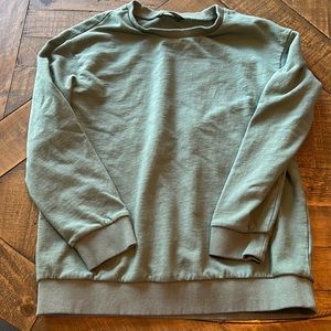 SHEIN green crew sweatshirt